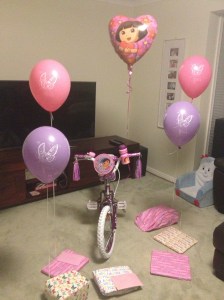 Alethea's 'Dora Bike'