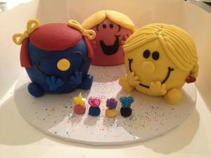 Little Miss Giggles, Sunshine and Chatterbox Cake for daycare!